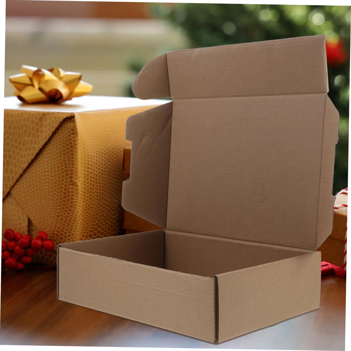HOMSFOU 25piezas Cajas De Cartón Para Envíos Almacenamiento y Embalaje Cajas Postales Para Manualidades Para Mudanza De Almacenamiento