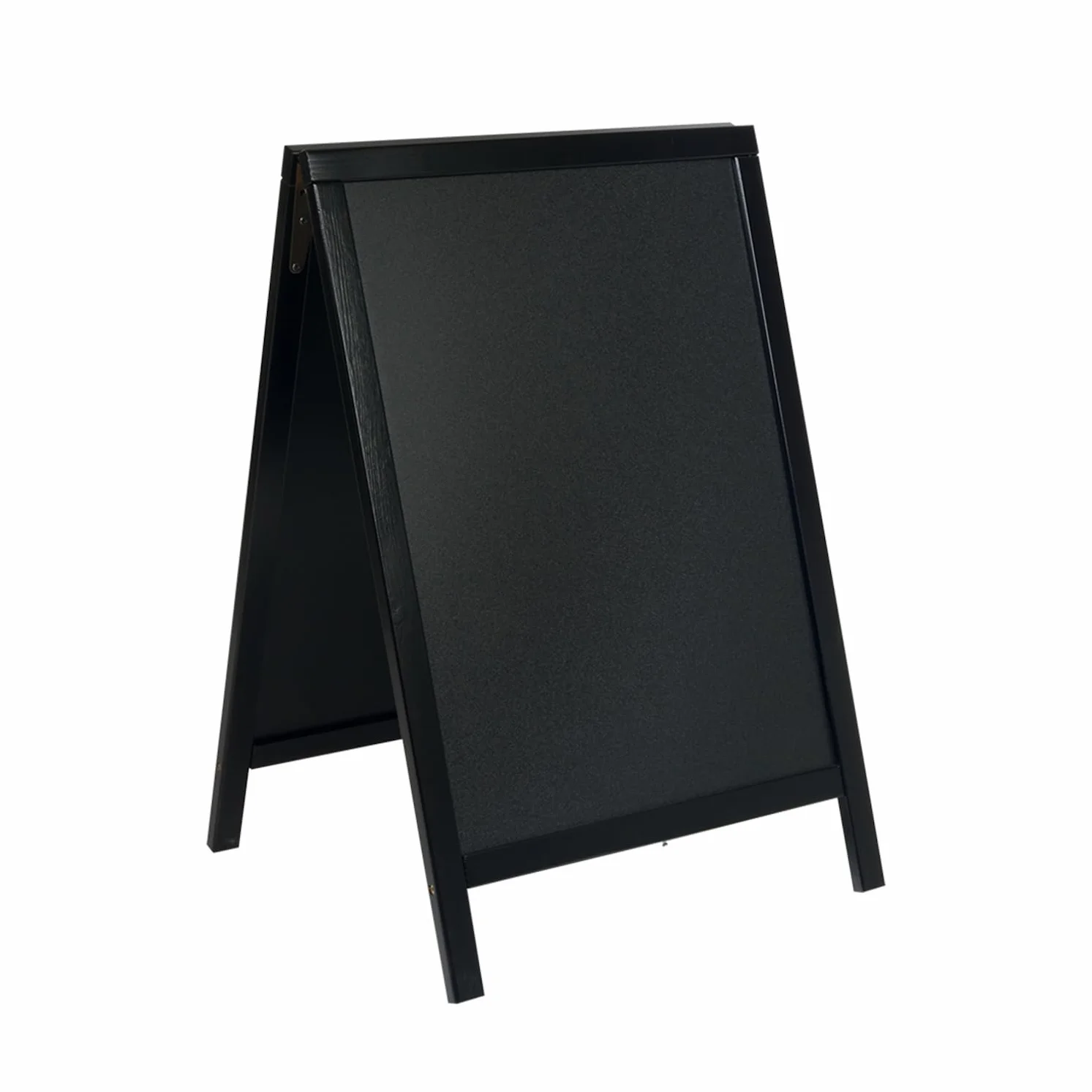 SECURIT Pizarra Caballete Madera Pino Woody 55x85 cm Negro