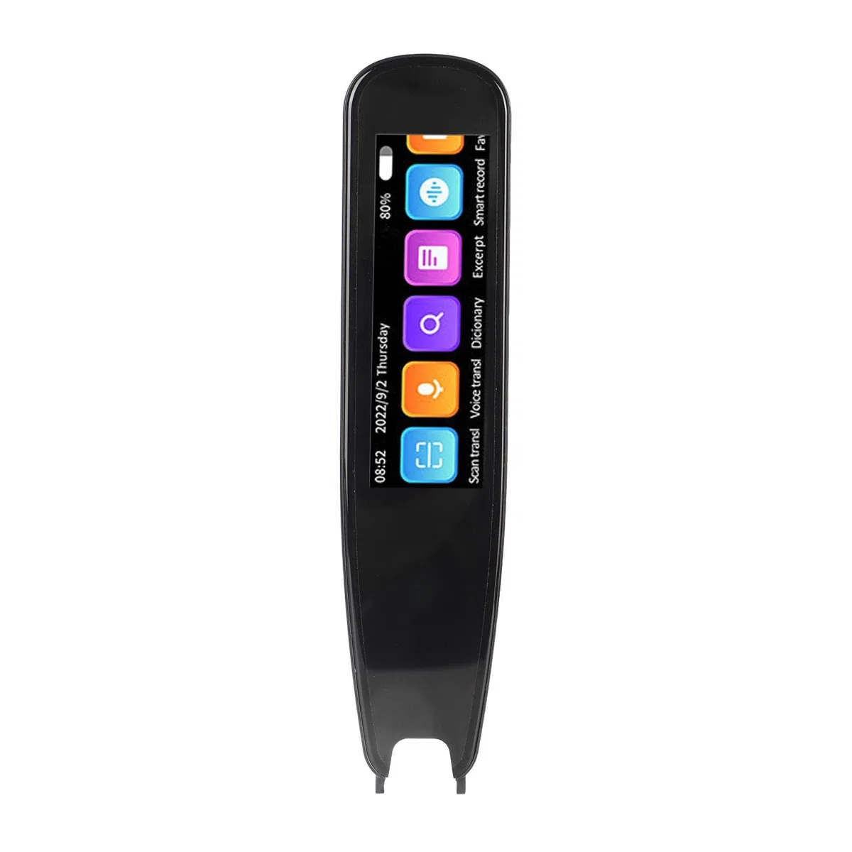 Bolígrafo de Traducción con Pantalla de 3,7 Pulgadas, Escáner en Línea/sin Conexión de 12 Idiomas, Traductor de Voz y Transcripción de Texto para Viajes, Estudio y Negocios, 99% de Precisión,