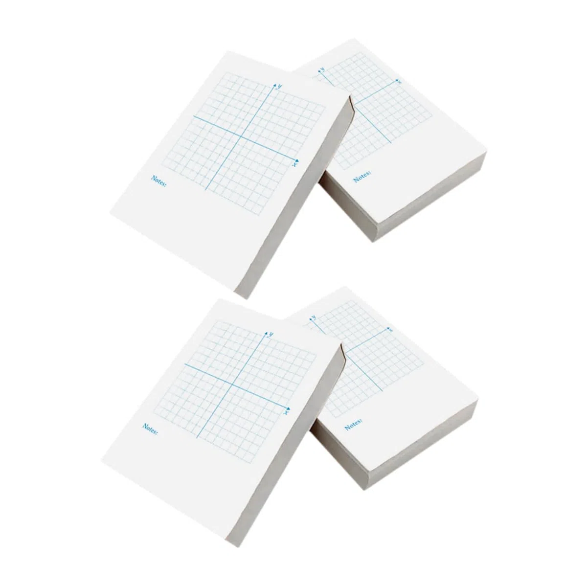 HOMSFOU 4 Cuadernos De Ejercicios Con 4 Líneas Numéricas Coordenadas Matemáticas Cuadernos De Dibujo Gráficos Diario De Aula Con Puntos Altos Tarjetas De Índice Verticales Tablero