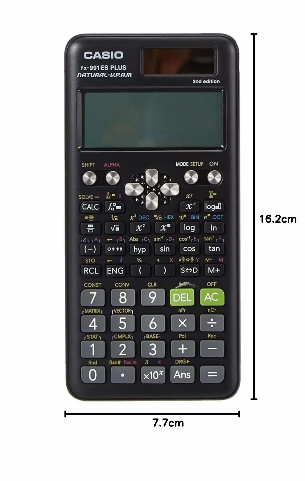 Casio fx-991ES Plus 2nd Edition con Funda Protectora WYNGS Azul - Calculadora Científica - Paquete Básico