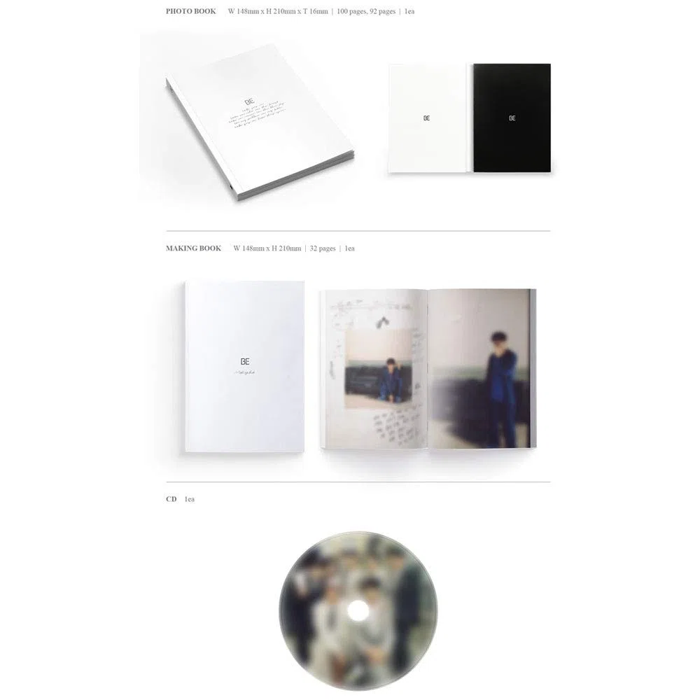 Bangtan Boys - BTS Be Deluxe Edición Limitada (incluye póster doblado en preventa, juego de tarjetas de fotos transparentes BTS al azar)