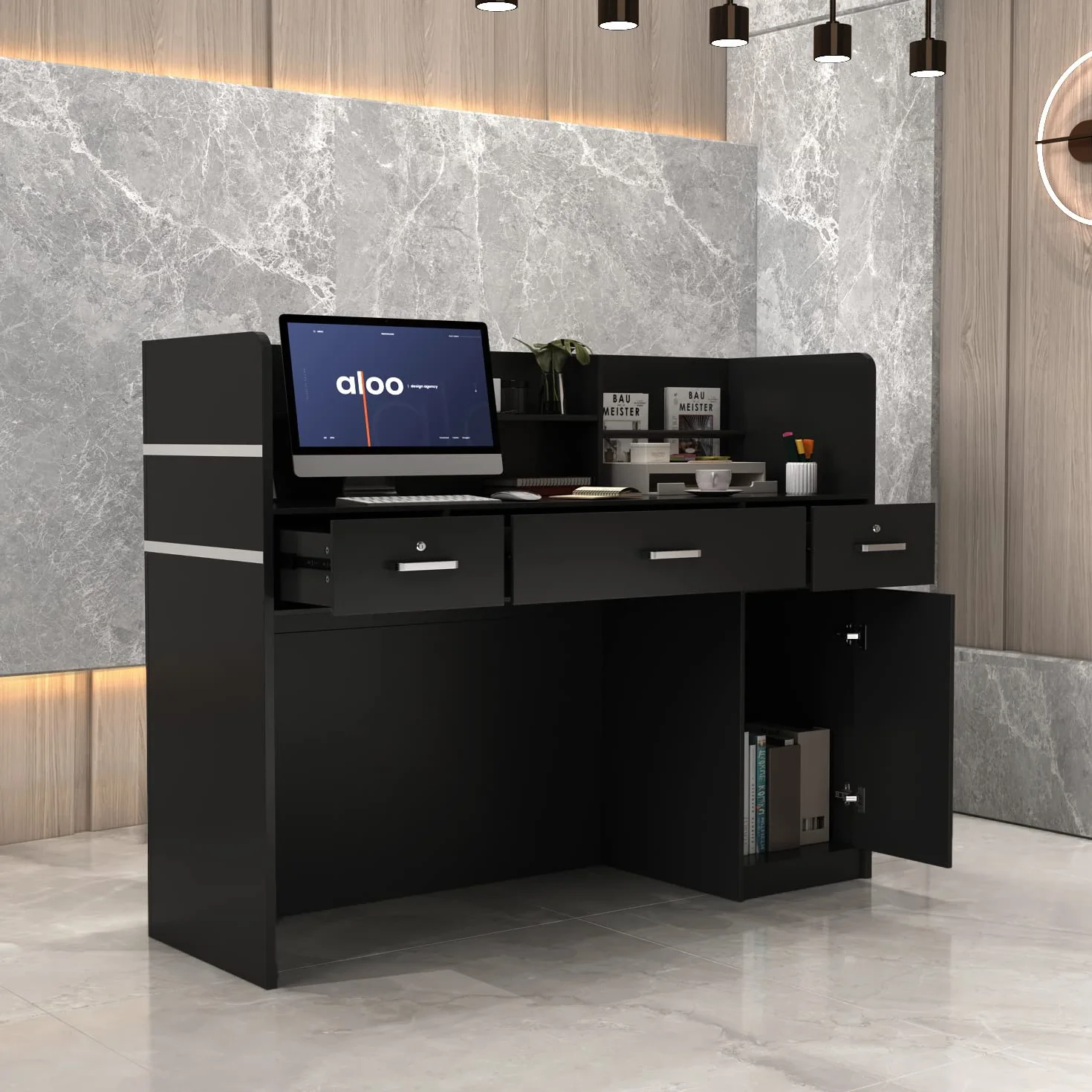 Mostrador de Recepción y Venta - Mueble para Tienda