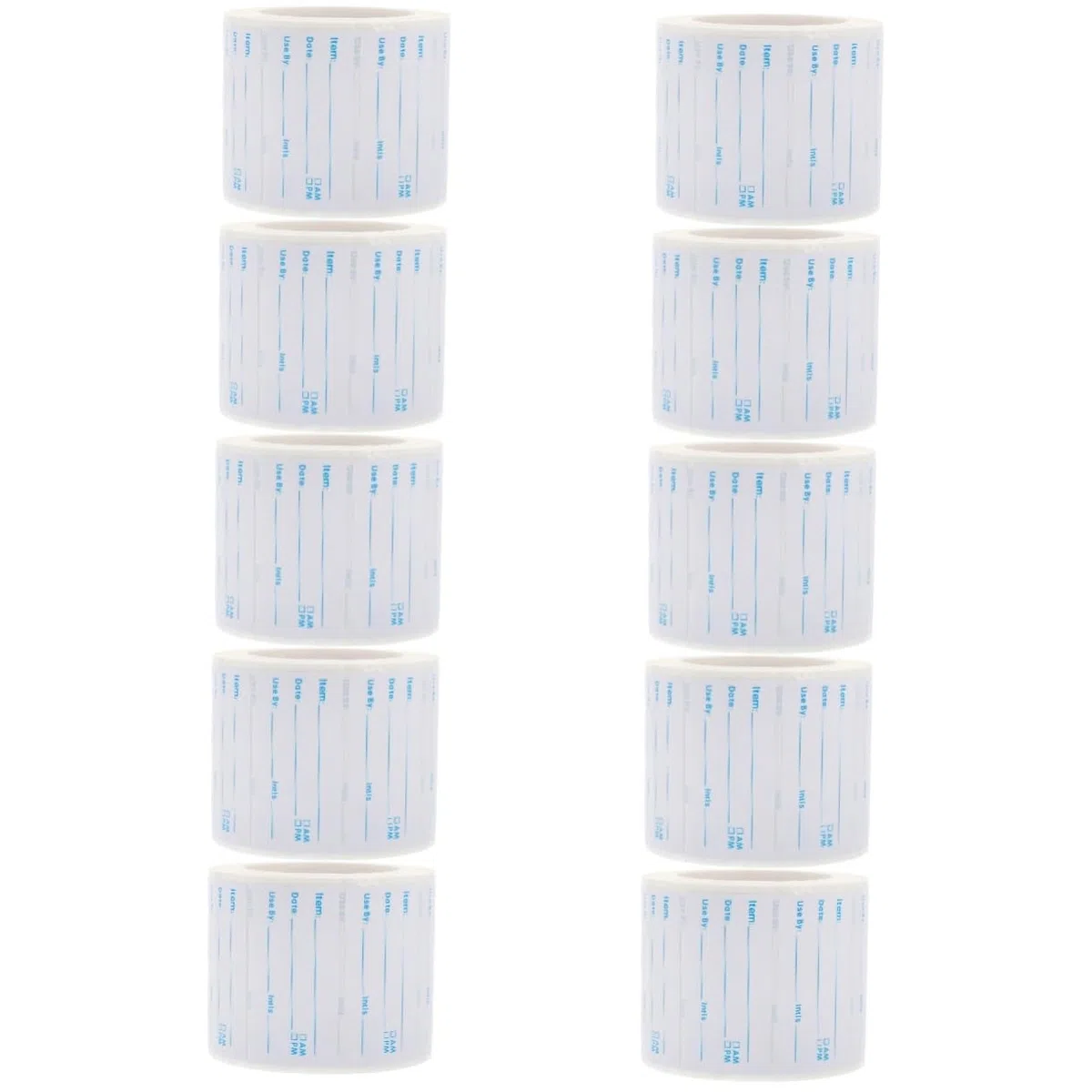 SHINEOFI 10rollos Etiquetas Adhesivas Para Alimentos Autoadhesivas y Escritos Para Conservación Cocina Etiquetado De Frascos y Almacenamiento