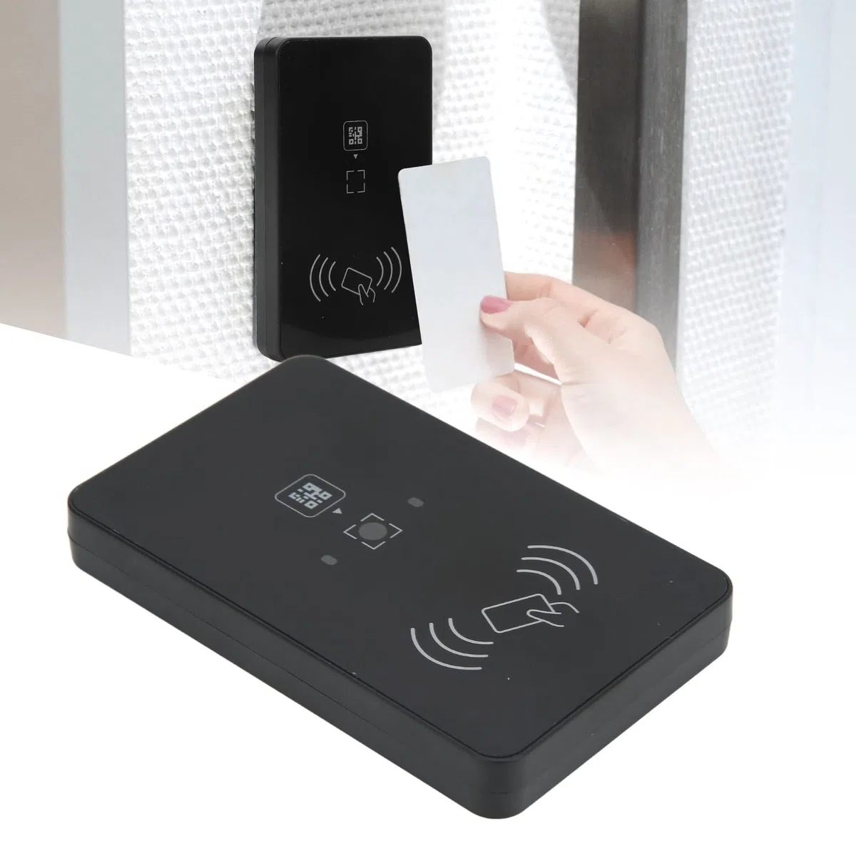 Lector De Control De Acceso De Código De Barras RFID, 2 En 1 Código De Barras Código QR Lector De Control De Acceso RFID Velocidad De Escaneo Rápido Para El Edificio De La Oficina En El Hogar Intelige