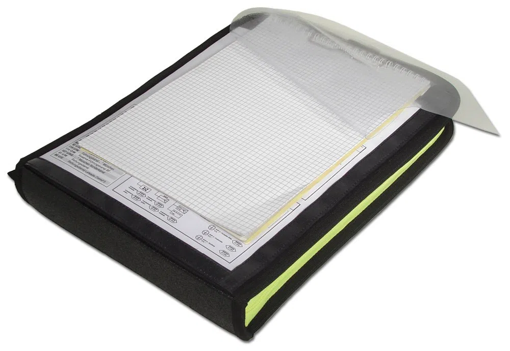 tee-uu DOKU Carpeta Organizadora de Control Portadocumentos (negro)