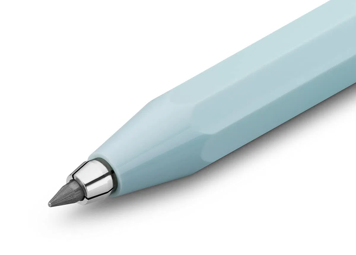 Kaweco Skyline Sport Mint - Portaminas de 3,2 mm 5B, de pl?stico con dise?o octogonal, portaminas de 10,5 cm, recargable, color negro