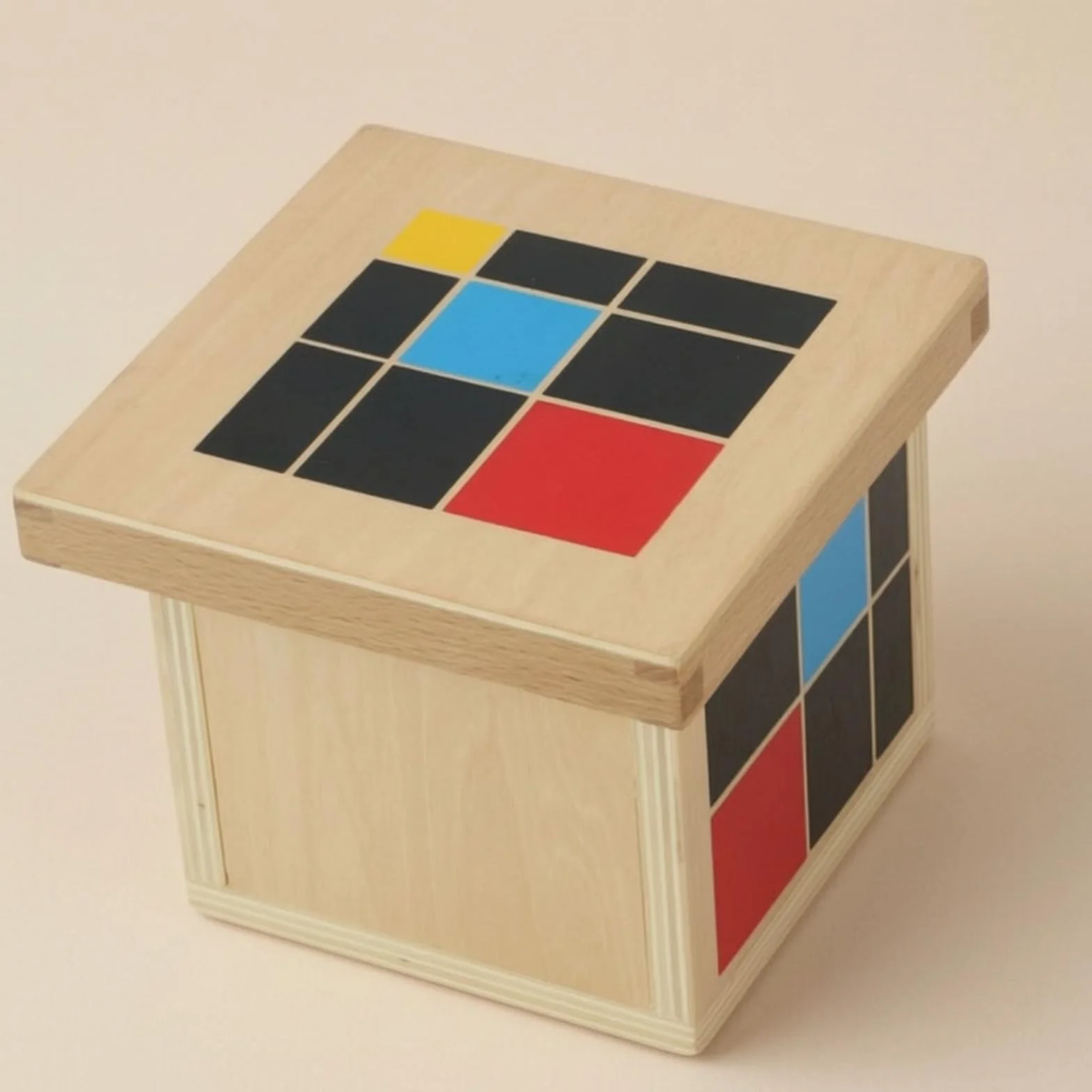 Cubo Educativo Geométrico Cubo con Tapa Multicolor Juguete Educativo para