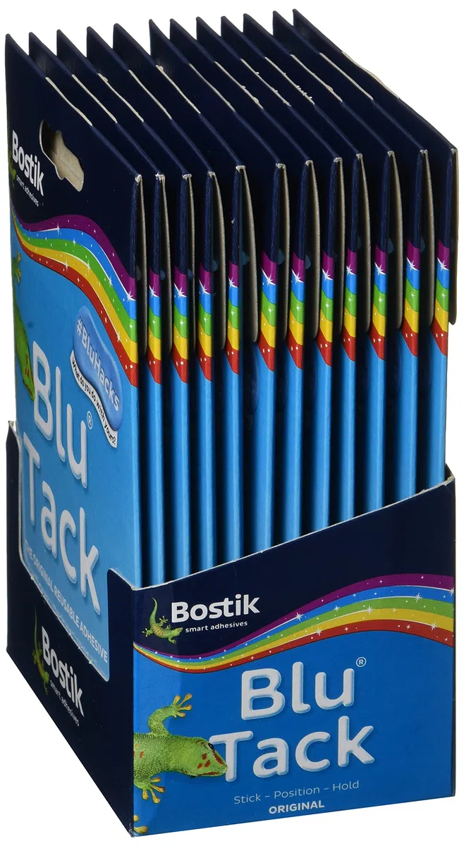 Bostik 24552 - Masilla adhesiva reutilizable, azul [Pack de 12]