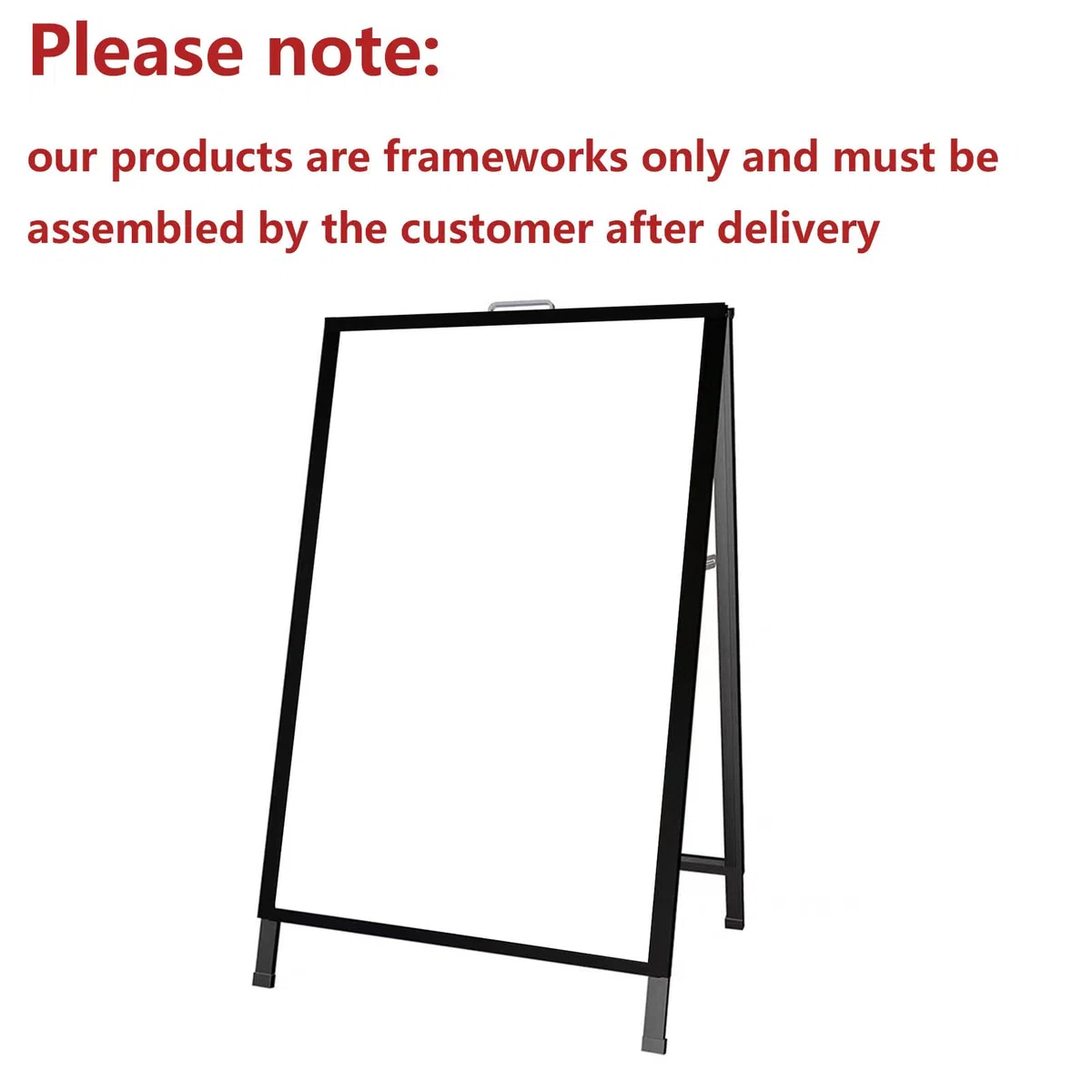 Soporte para Carteles, Soporte para Carteles, Soportes de exhibición para Carteles, Soporte Ajustable para Carteles, Soporte para Carteles, señales de pavimento 60 * 90cm Doble Cara