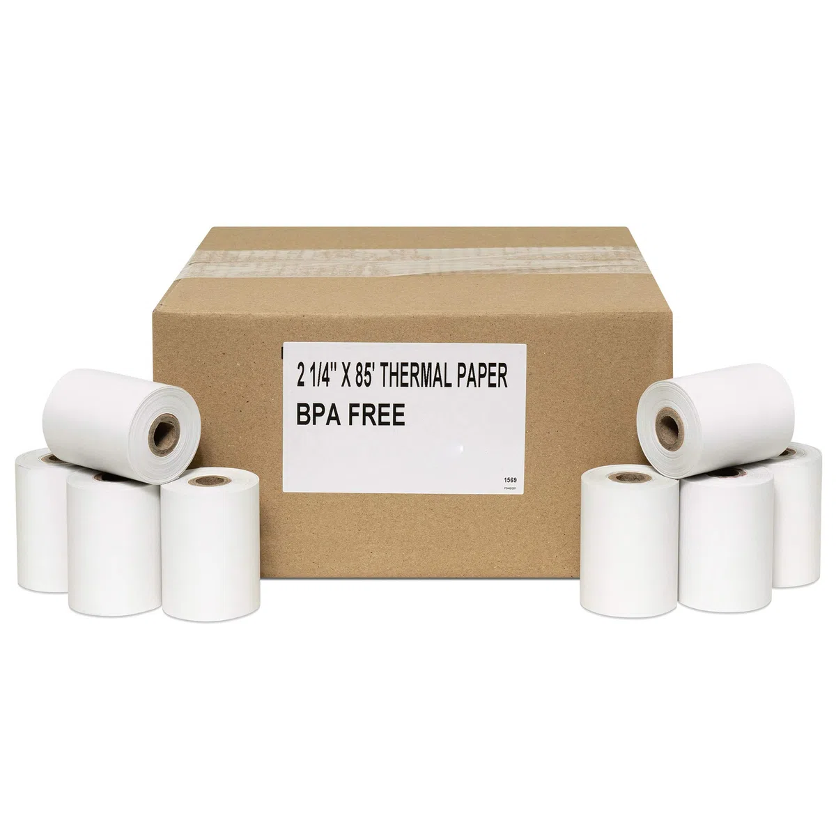 2 1/4 "x 85 de papel térmico (24 rollos), funciona para VeriFone impresora Tranz 420, Verifone Vx510, Verifone vx510le, Verifone VX570