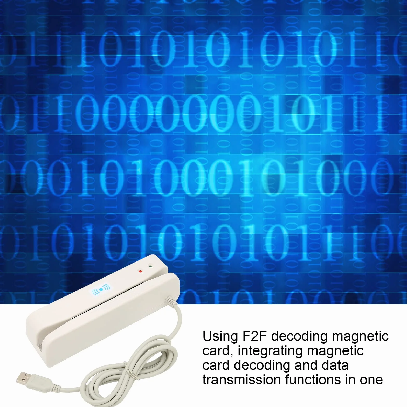 Lector de Tarjetas de Crédito MSR-400 USB Banda Magnética Escáner