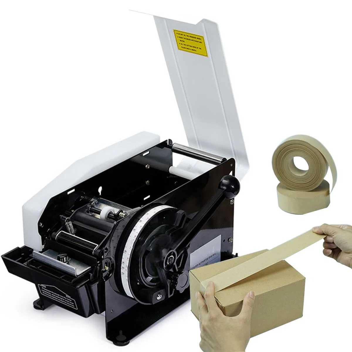 Dispensador de Cinta Manual Activado por Agua, dispensador de Cinta de Papel Kraft húmeda para Envolver y embalar en el hogar.