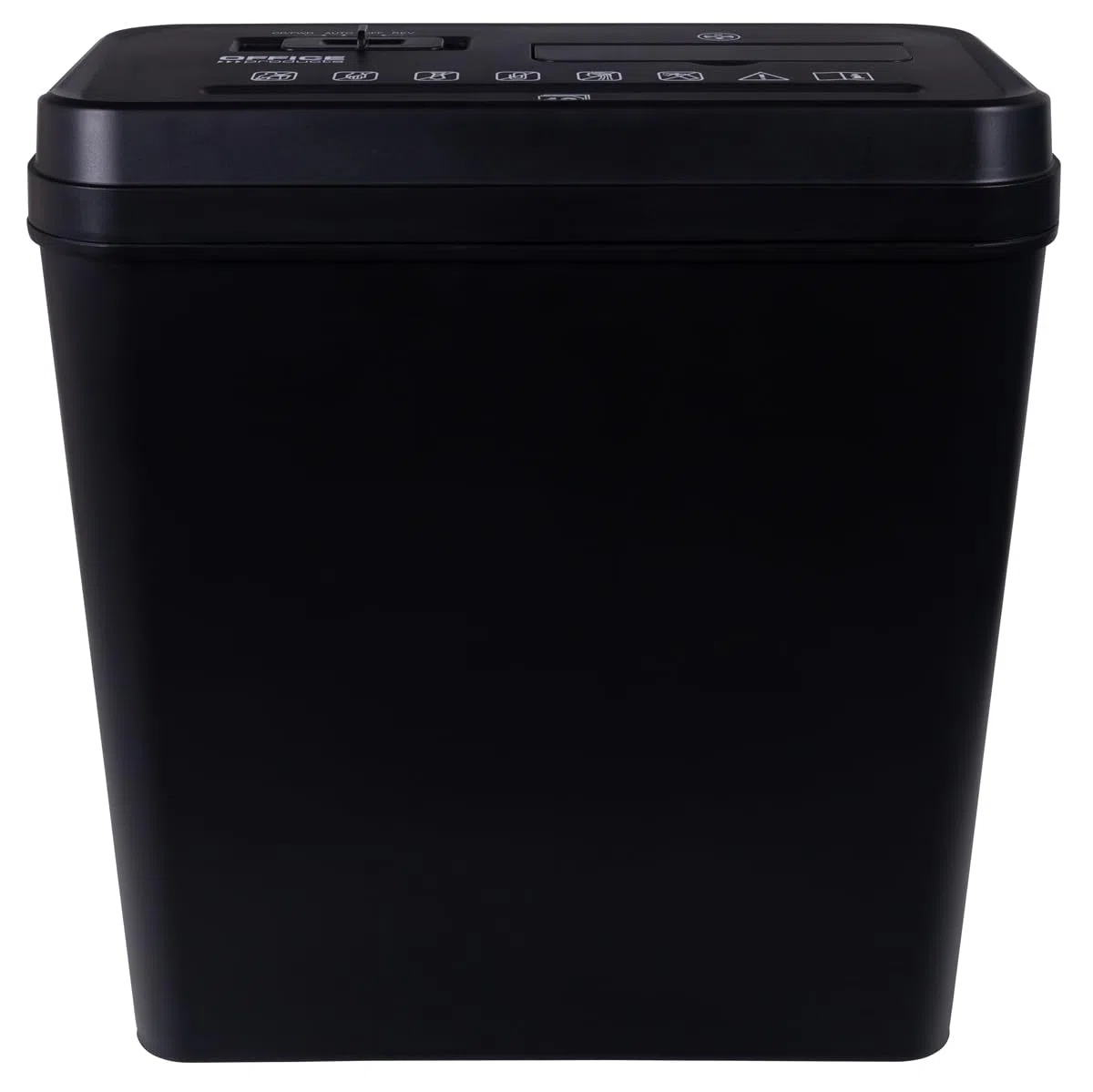 Office Products Destructora de Documentos/Tiras/Trituradora de Papel y Tarjetas/Puede triturar Tarjetas de crédito/hasta 10 Hojas A4/Cesta 14 l/Negra/para Oficina en casa