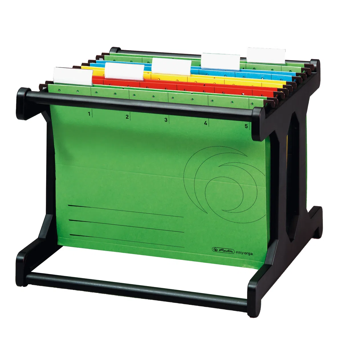 Herlitz Officeboy - Bastidor para carpetas colgantes (A4), color negro