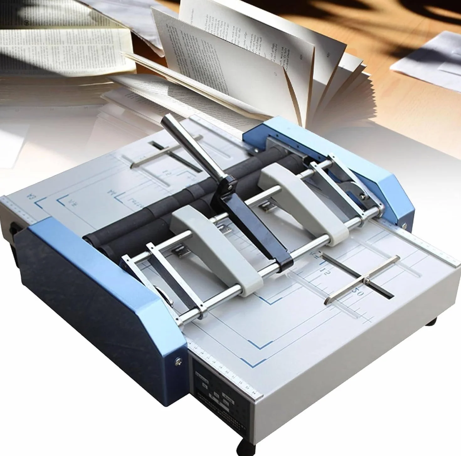 Máquina Grapadora Y Plegadora De Folletos, Máquina Grapadora Y Plegadora Automática De Folletos A3 Max 317 × 440 Mm, Máquina Grapadora Y Plegadora De Papel