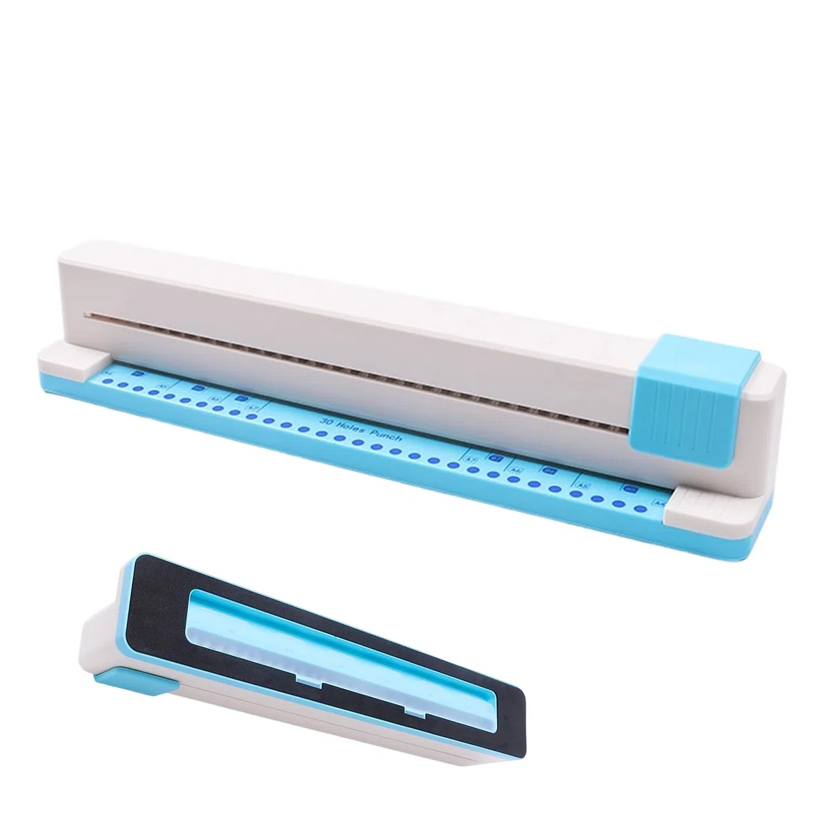 Perforadora de Papel Taladradora manual de 30 orificios | Máquina perforadora de papel para Cuadernos, Scrapbooking, Estudiantes, Mujeres, Hogar, Escuela y Oficina