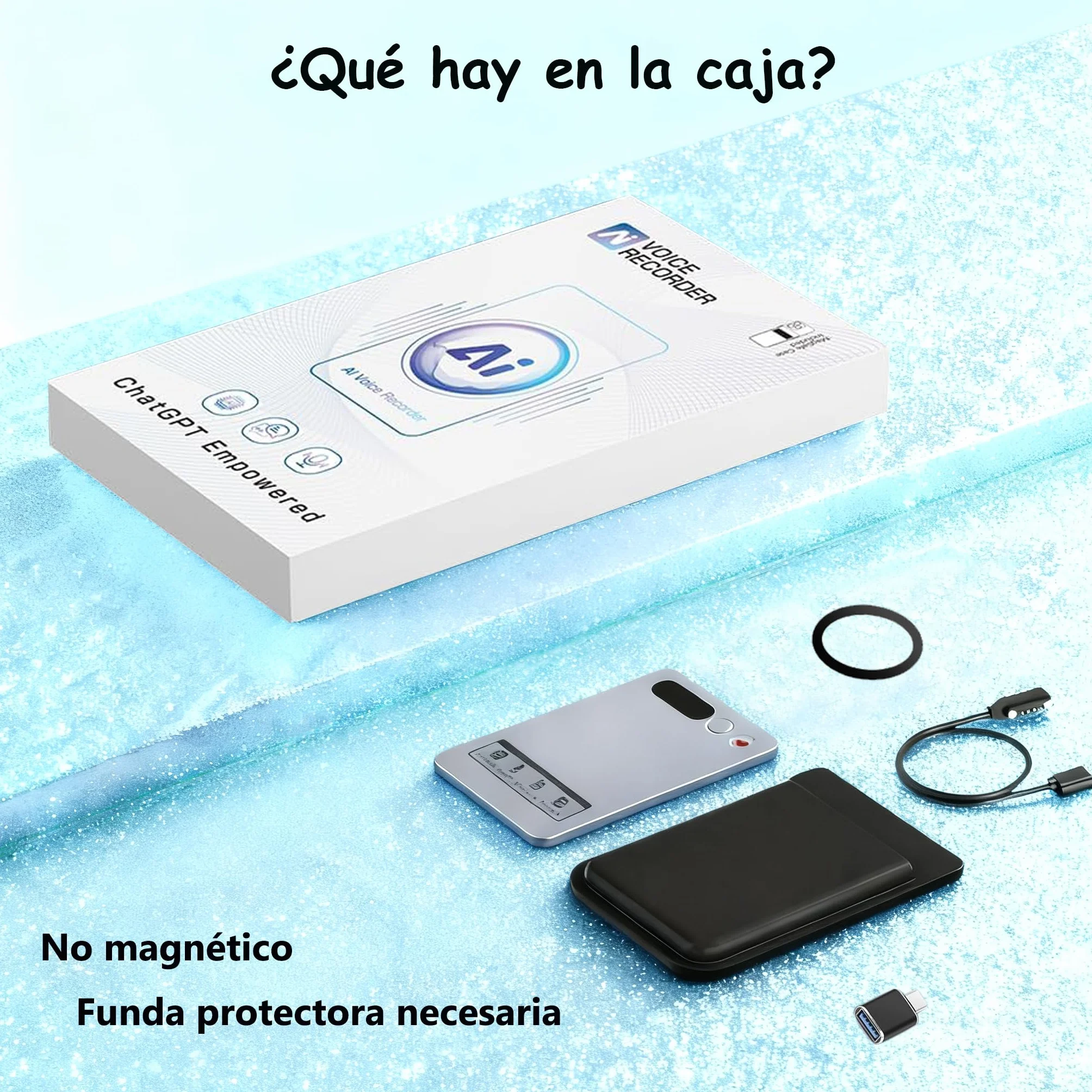 Grabadora de Voz Inteligente con IA Transcripción Resúmenes Grabación AI Reuniones Llamadas Entrevistas Charlas Clases