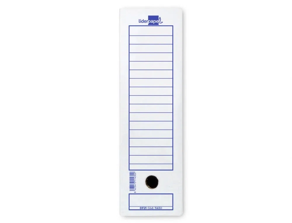 Archivo Definitivo Tamaño Folio Cartón 100% Reciclado de Fácil Montaje (Pack Ahorro 100 Unidades)