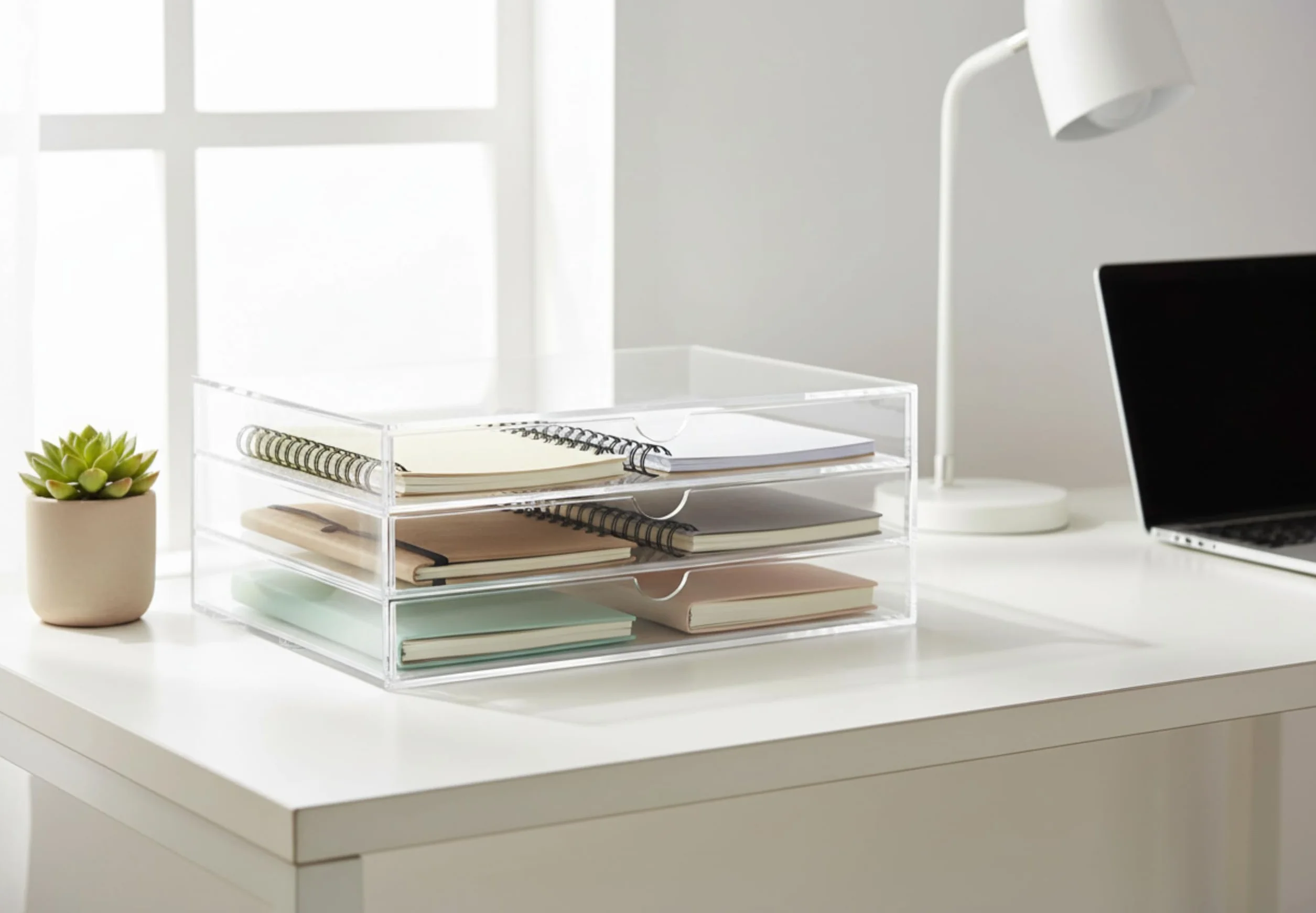 Osco A3TSL - Organizador de 3 niveles horizontales