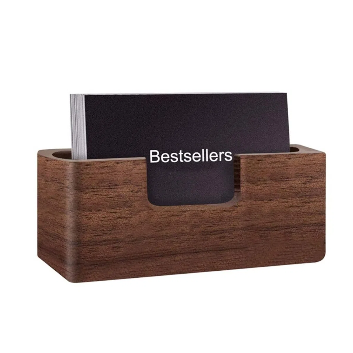 Tarjetero para Hombre Tarjetero profesional de madera for tarjetas de visita, tarjetero de mesa, práctico y duradero, tarjetero for tarjetas de visita Organizador de Tarjetas de Visita
