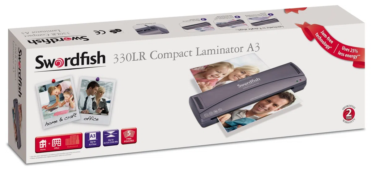 Swordfish 330LR 40191 - Plastificadora compacta, tamaño A3