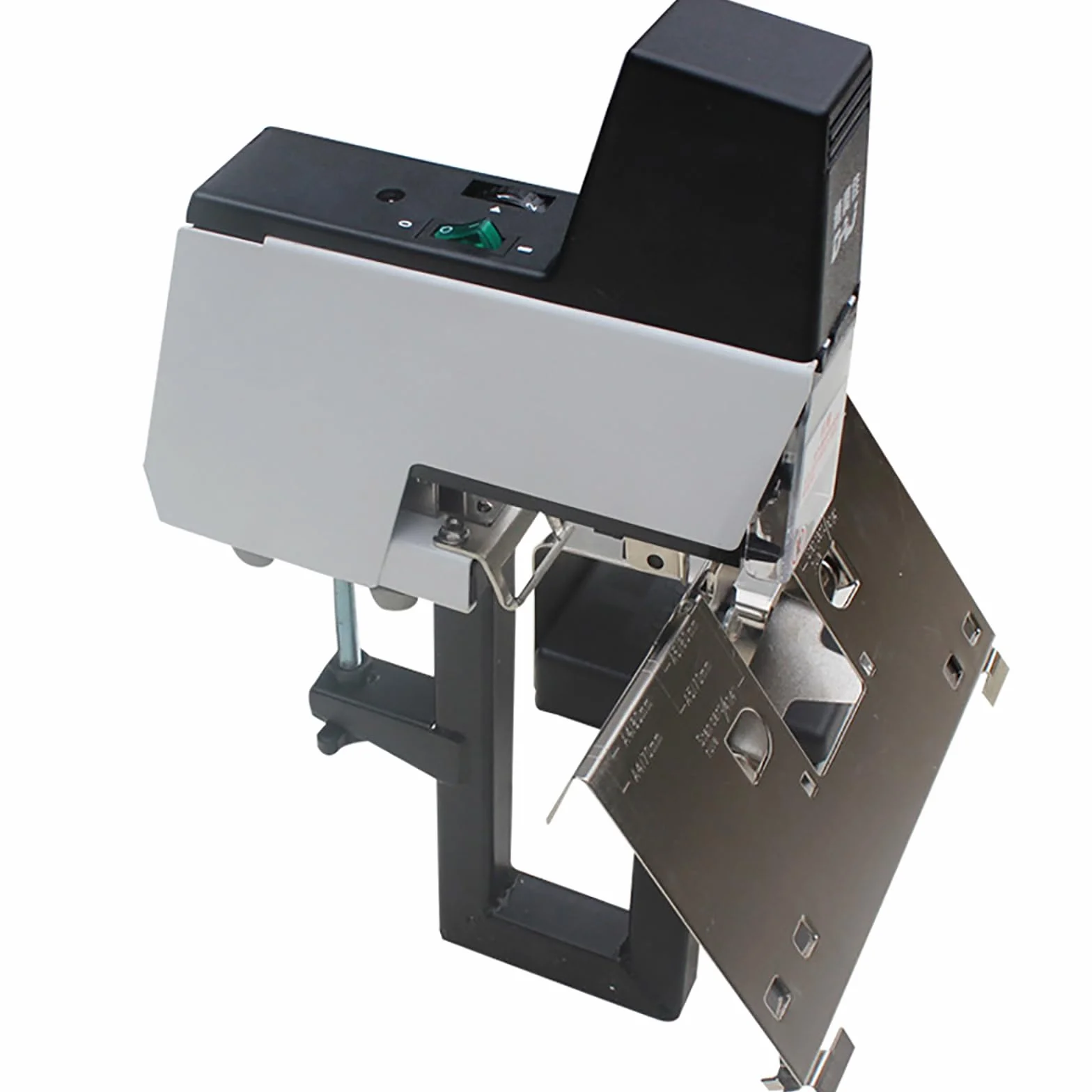 Grapadora Eléctrica, 106 Máquina Automática De Encuadernación De Sillín, Grosor Ajustable De 100 Mm, 1-9 Engranajes Ajustables, Grapadoras Manuales Eléctricas Automáticas De Escritorio, Para Oficina
