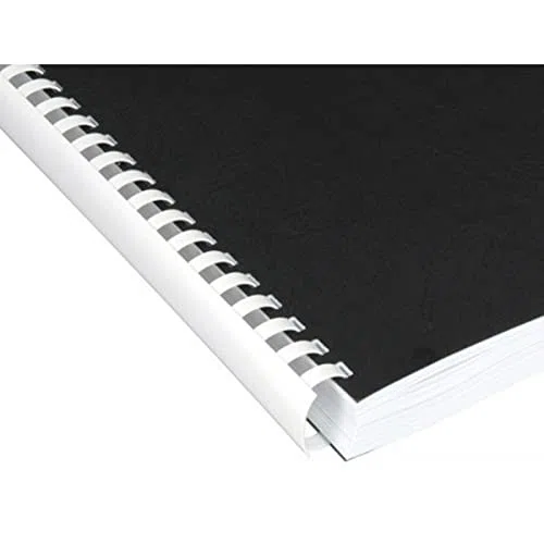 CANUTILLO Q-CONNECT REDONDO 22 MM PLASTICO BLANCO CAPACIDAD 200 HOJAS CAJA DE 50 UNIDADES