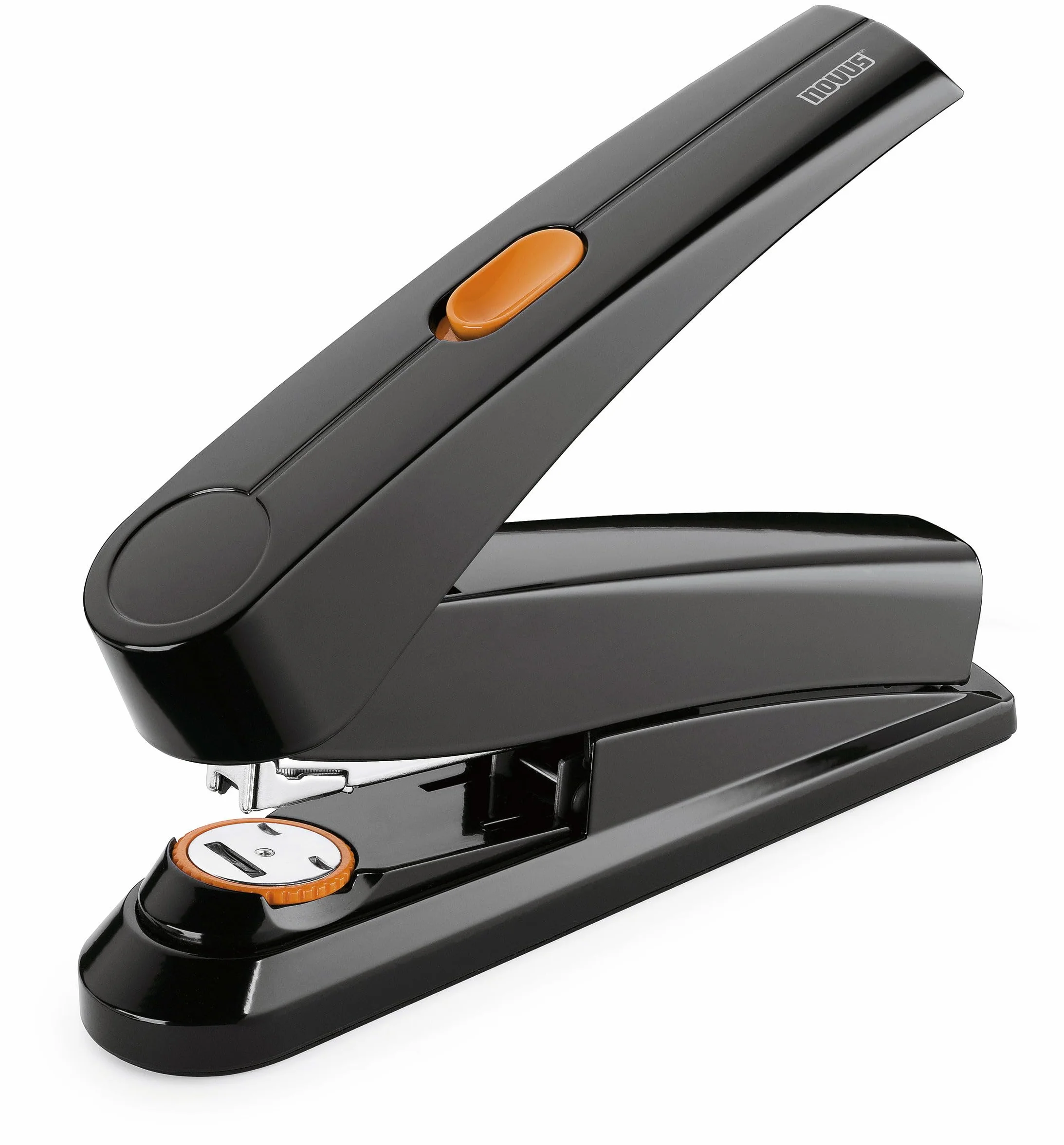 Novus B8FC - Grapadora de alto rendimiento (capacidad de grapado: 50 hojas), color negro