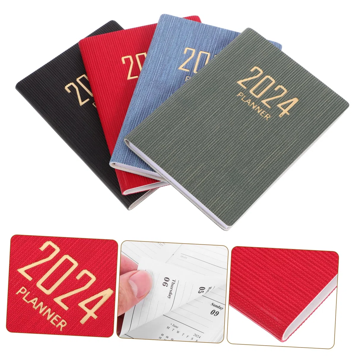 LALAFINA 16piezas Cuaderno Portátil De Planificador Para y Profesionales De Escritura Para y Conferencias
