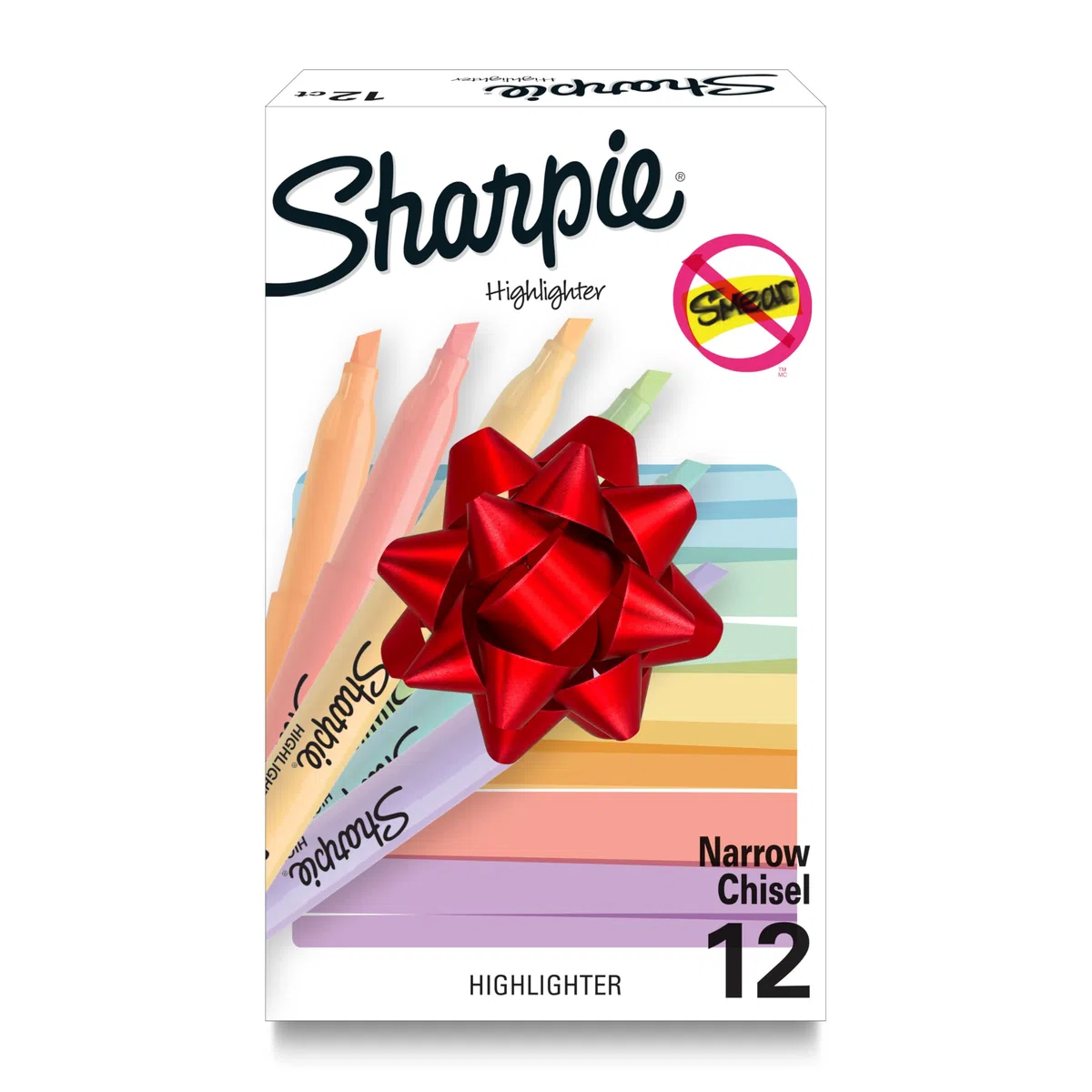 Sharpie 144 rotuladores de bolsillo, colores pastel suaves, surtido, punta de cincel, 144 unidades: escuela, hogar y oficina, suministros para maestros, paquete de 12