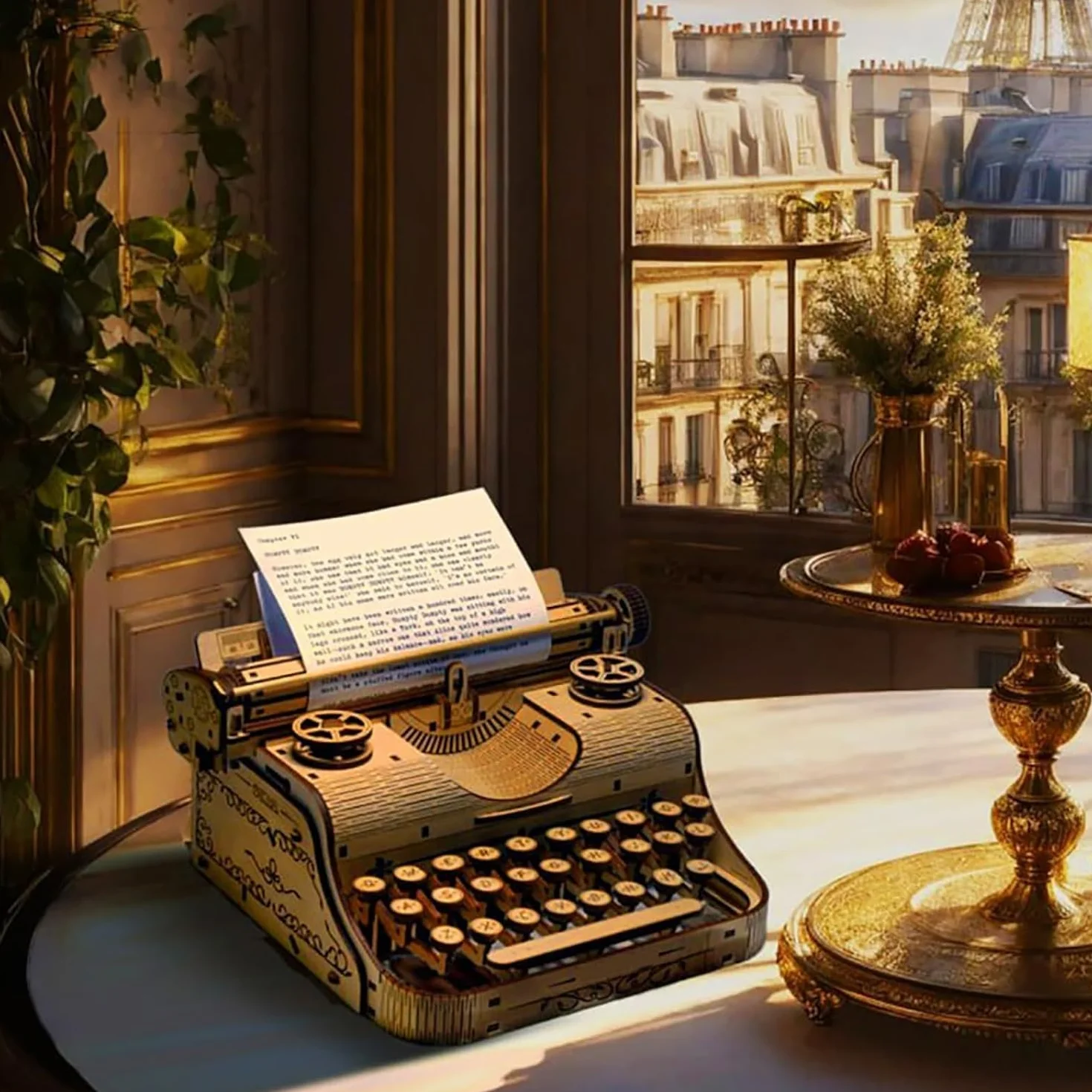 Máquina de escribir manual de estilo retro, máquina de escribir mecánica inglesa portátil de estilo nostálgico for notas, cartas o escritura creativa, fácil de usar, colección for escritores.