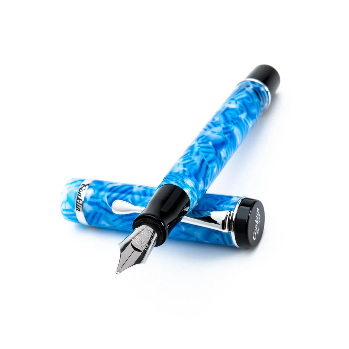 Conklin Hielo azul Duragraph pluma estilográfica