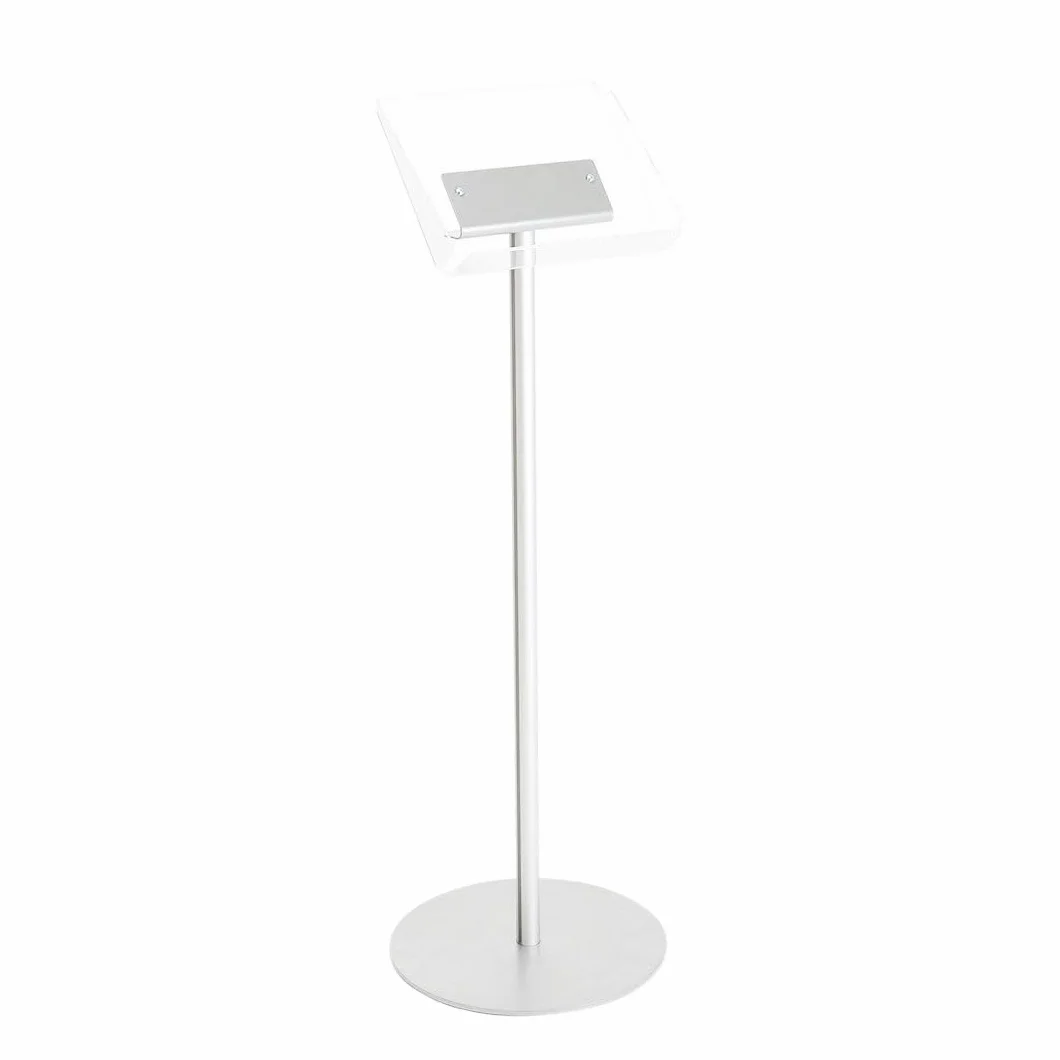 Danieli Store | Expositor publicitario de pie con atril apoyalibros tamaño A4 horizontal | Soporte de metacrilato para Libros, Catálogos y Menú