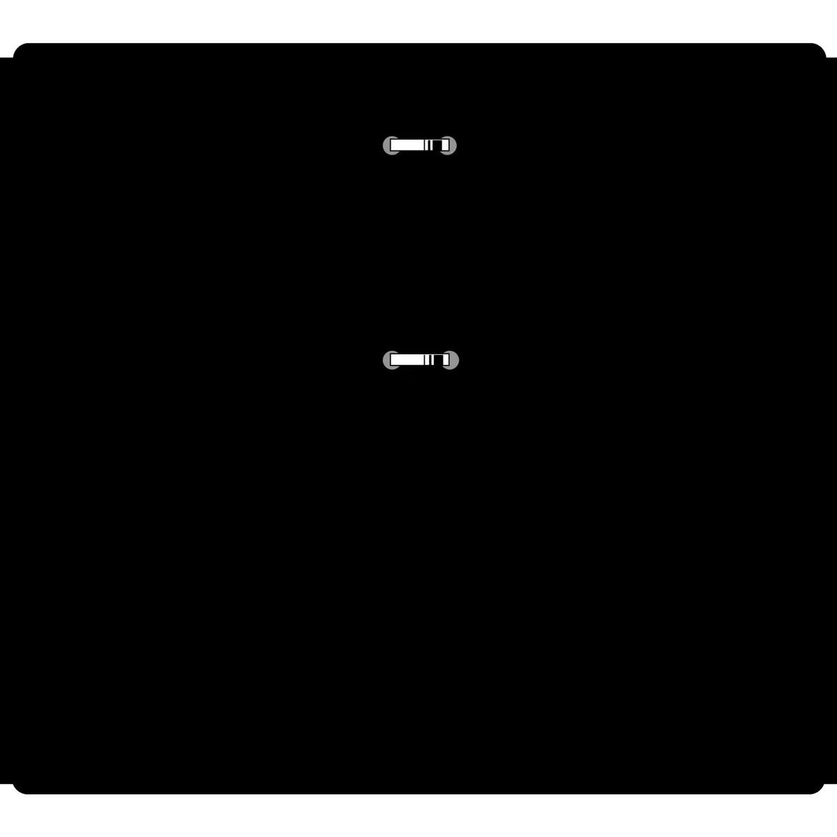 Calendar Base, Black, 4 1/2" x 8"