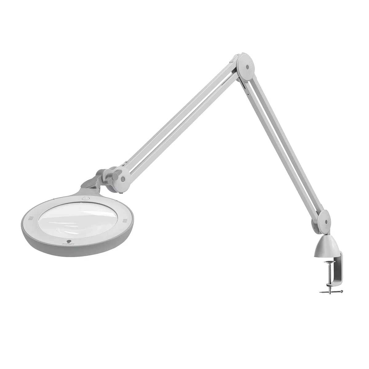 Omega 5 - Lámpara de Aumento LED Lentes de Vidrio Intercambiables, Brazo Ajustable e Interruptor de atenuación para Profesionales en Salud y Belleza, fabricación de Modelos y