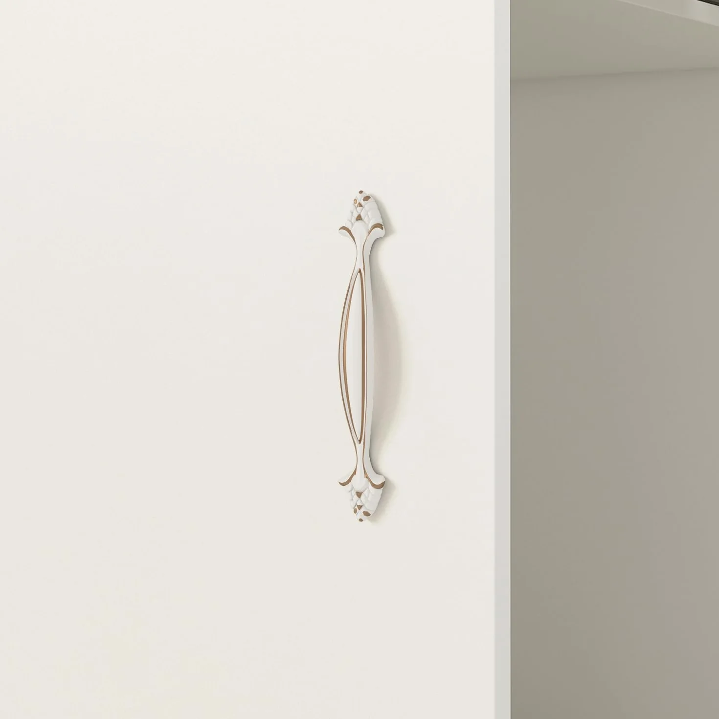 Mostrador de recepción Blanco con cajones y luz