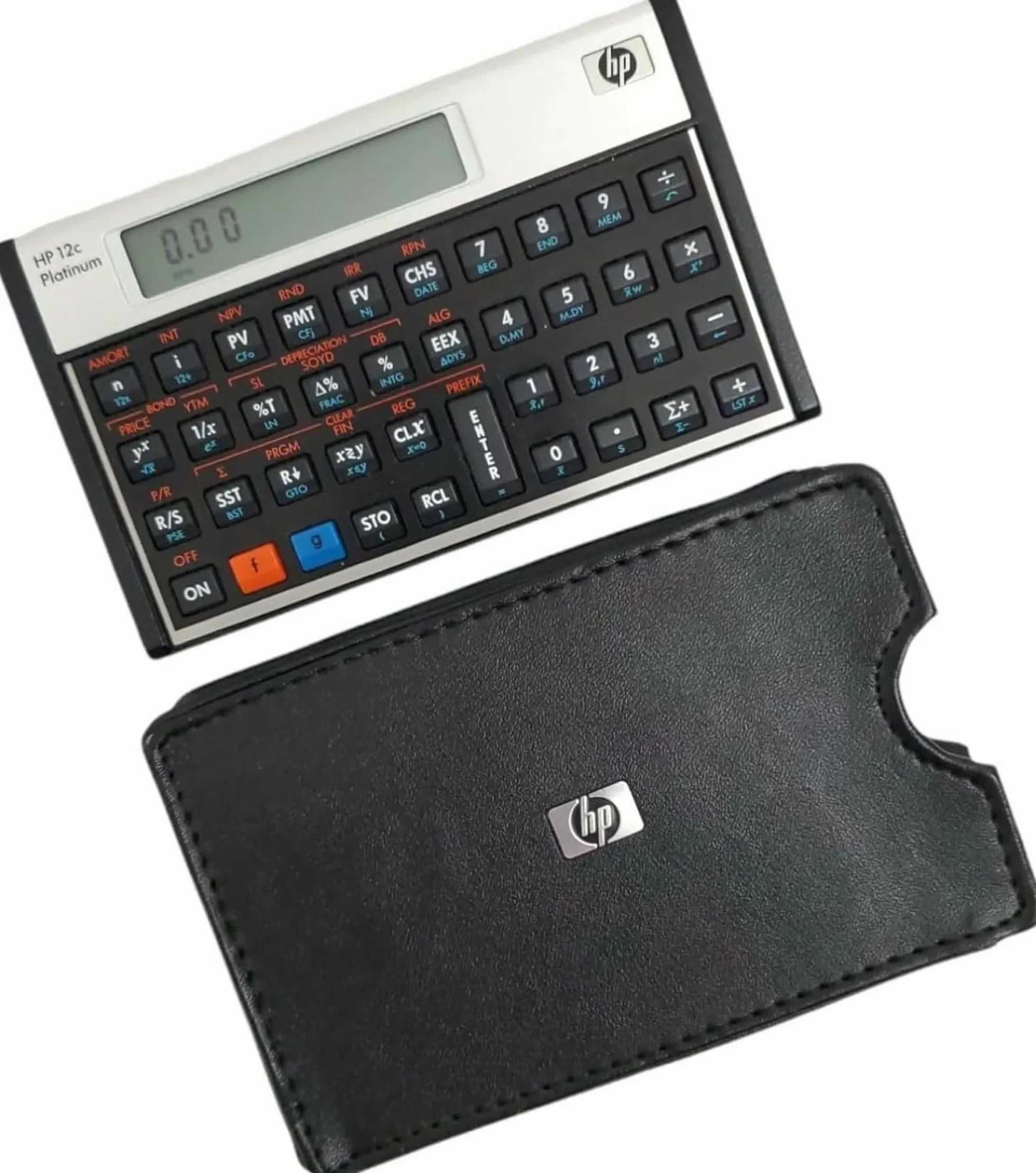 HP 12c Financial Programmable Calculator - Calculadora (Escritorio, Financiero, Negro, 1 CR2032, 1 CR2032 battery, 116g)