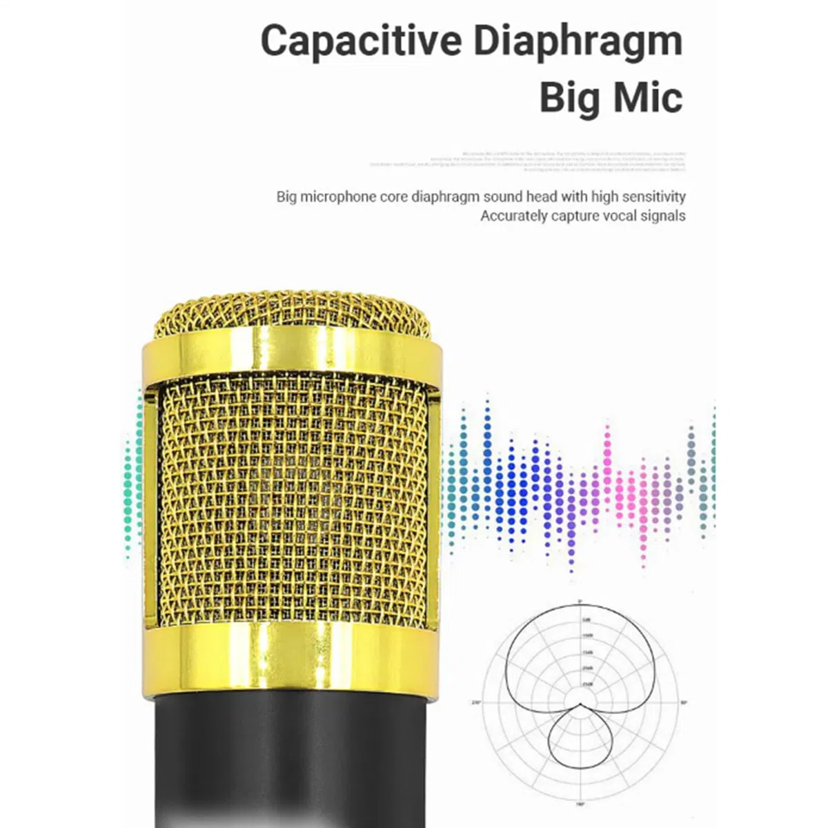 Equipo de Grabación de Estudio Tarjeta Sonido Streaming con Soporte Y | Equipo De Transmisión En Kit Micrófono Fácil para Streaming, Accesorios Audio Suministros Equipo Grabación