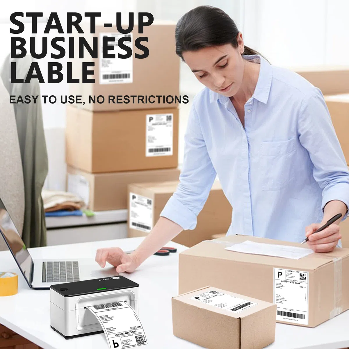 SANBOTT Printer Labels: Printer Label