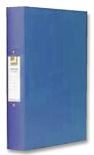 Carpeta de anillas A4 azul (Pk10), archivos y artículos de papelería