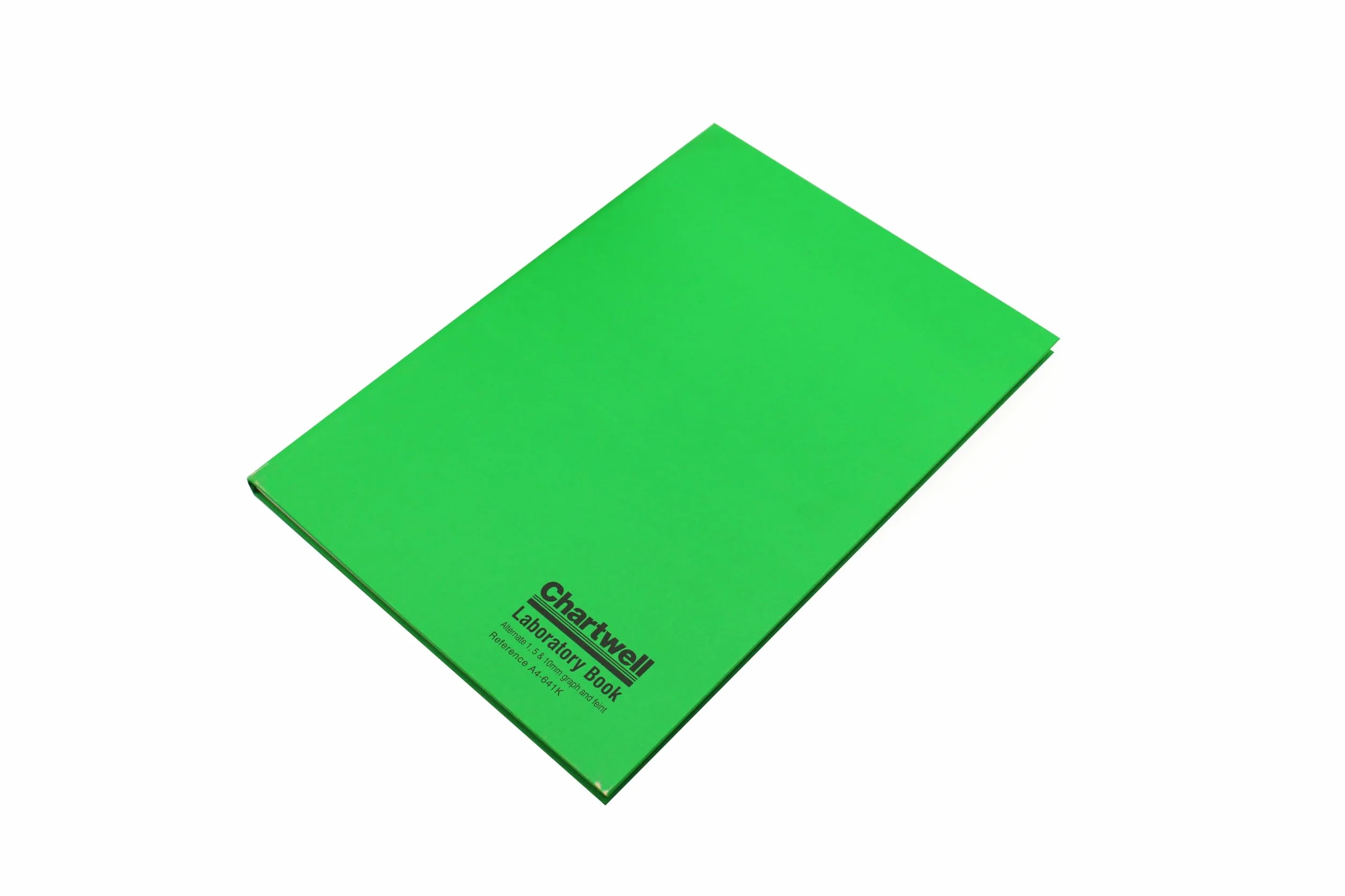 Chartwell Cahier de laboratoire rigide Couverture verte Format A4