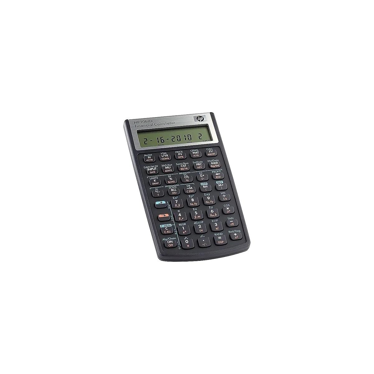 HP Calculadora financiera 2716570 10bII+, Pantalla LCD de 12 dígitos