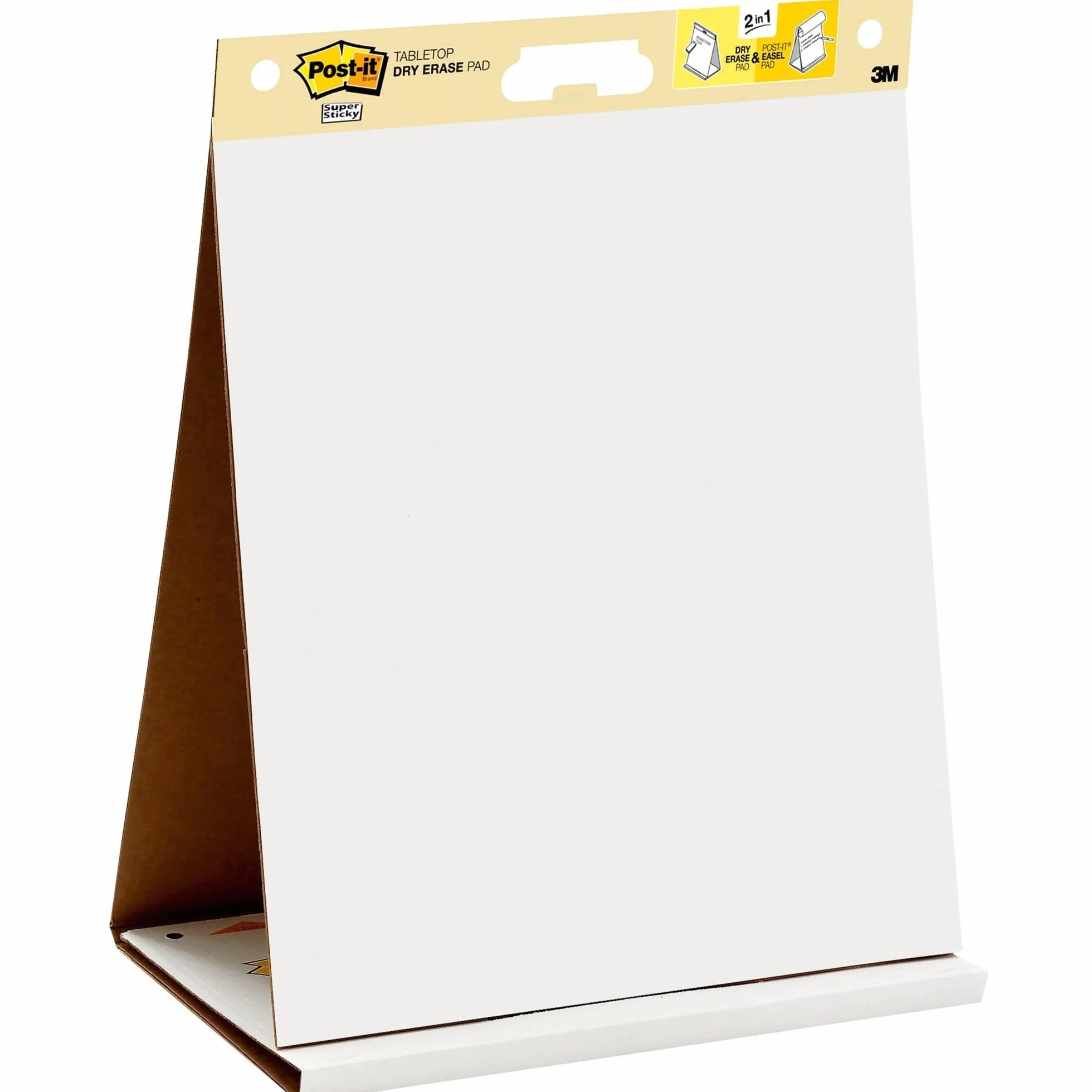 Post-It Notas para Reuniones Super Sticky, Bloc de Notas 584x508 mm, Blanco, 20 Hojas