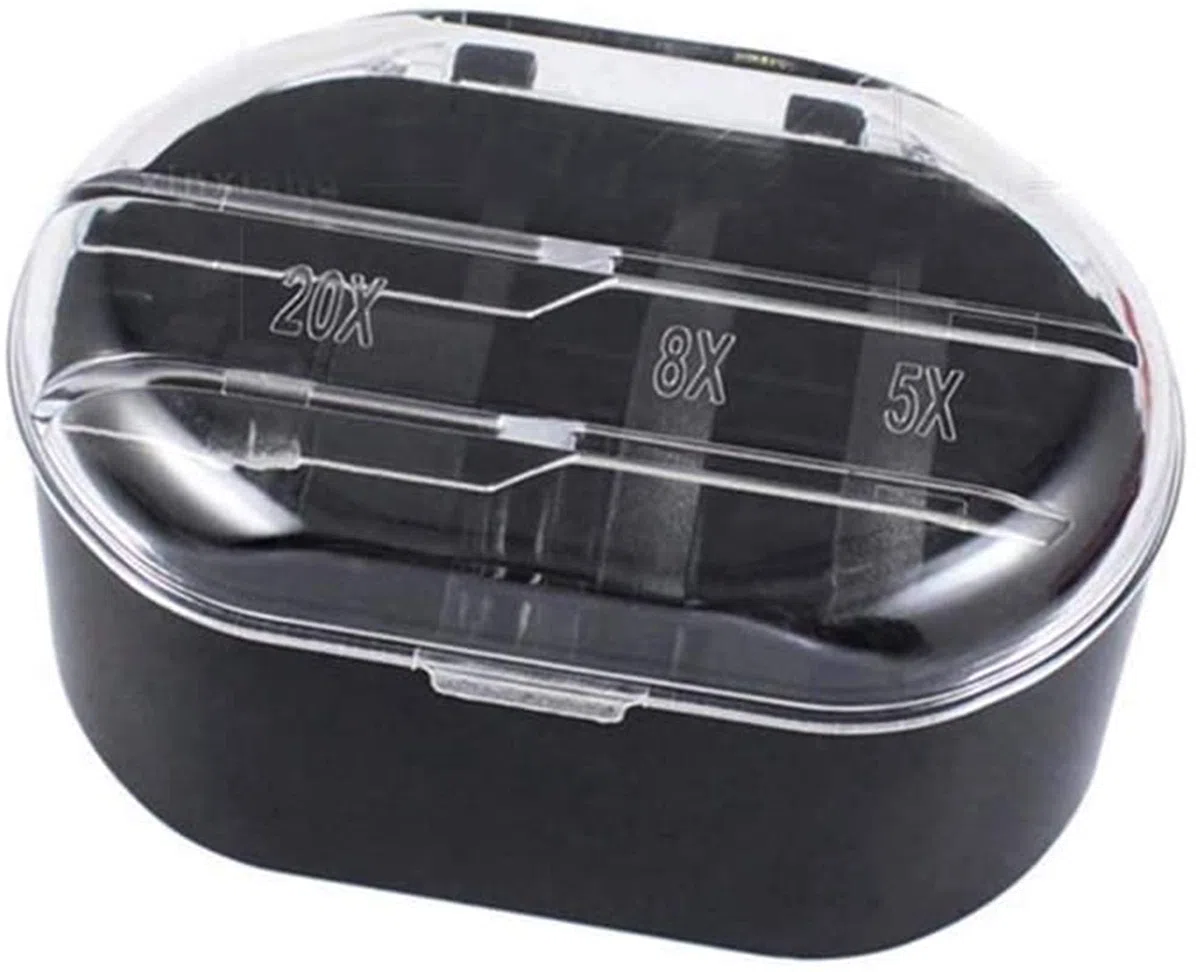 Lupa De Diadema, Lupa con Luz para La Cabeza, Lupa Óptica Especializada para Reparación De Placas De Circuitos Impresos + Luz Led para La Cabeza, Aumento De 5 X 10 X 15 X