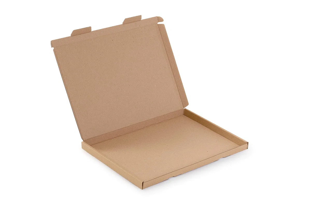 Caja de embalaje de cartón Caja de envío Caja de documentos Caja de transporte Paquete pequeño Royal Mail 350x250x20mm Caja para imagen de calendario A4 (20)