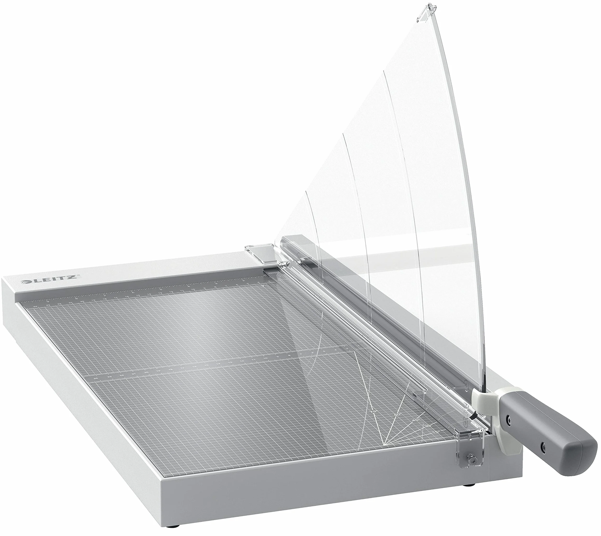 Leitz Precisión Guillotina de Papel A3 para Oficina, Corta 15 Hojas, Longitud de Corte 457mm, Cuchilla de Acero, Base de Cristal Resistente, Sistema de Protección y Guía de Corte, 90220000