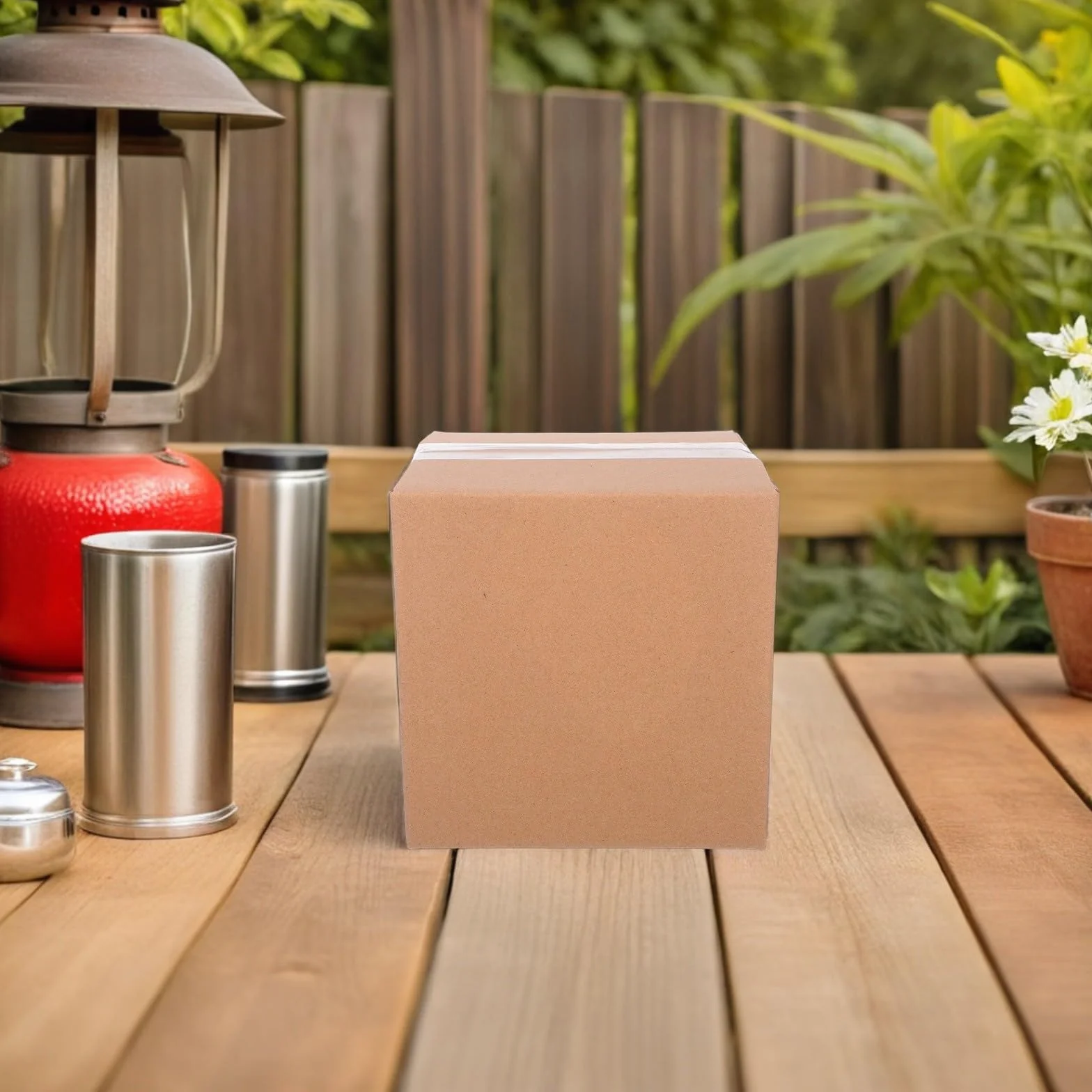 Cabilock Cajas de Cartón Corrugado Marrón 15X15X15 CM Paquete de 15 Unidades Caja Cuadrada de Embalaje Reforzado de Tres Capas para Envío Postal y Almacenamiento de Artículos Pequeños