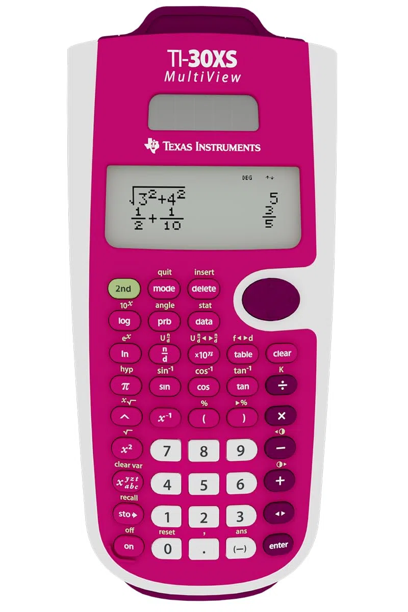 Texas Instruments TI-30XS MultiView - Calculadora científica rosa