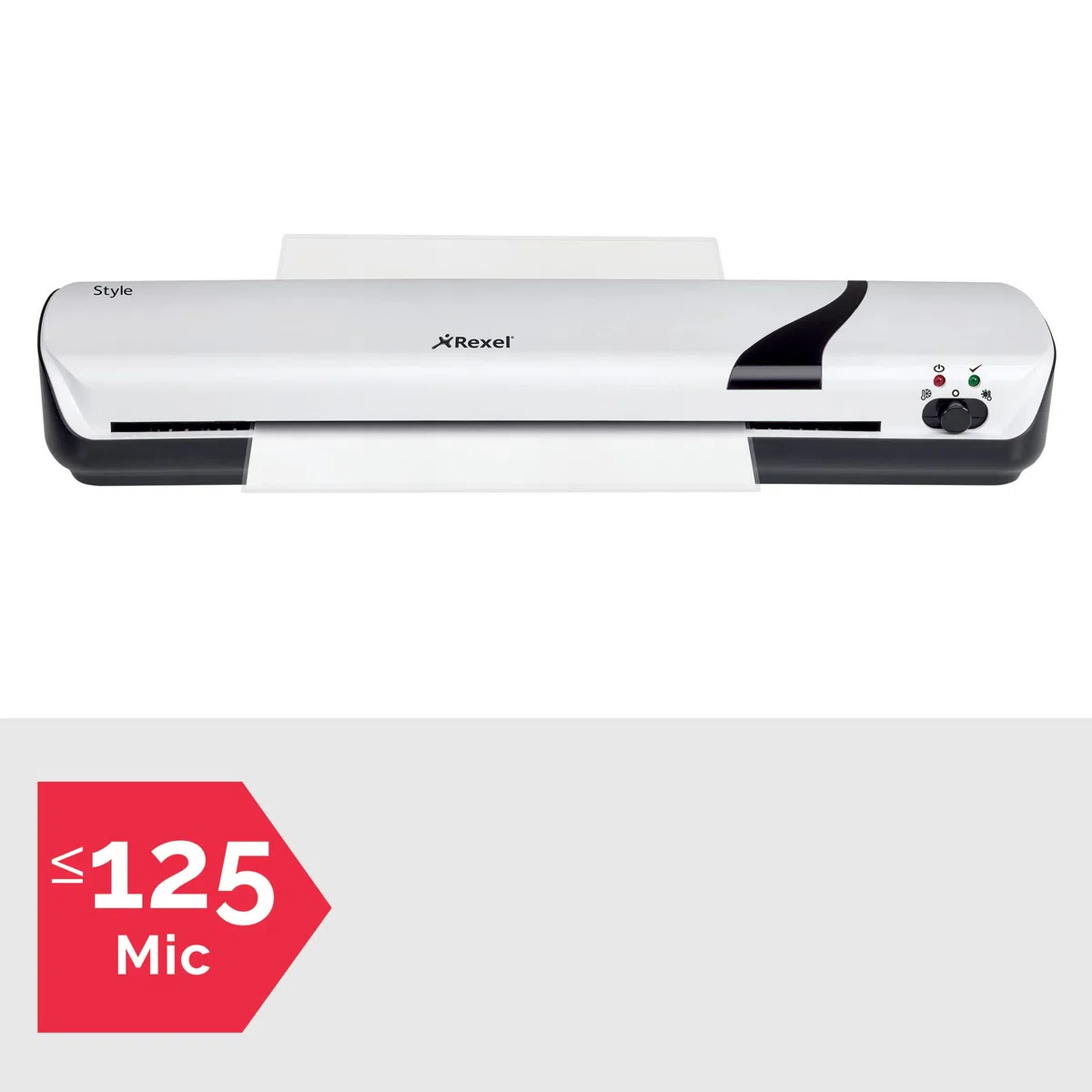 Rexel Plastificadora Style A4 para el Hogar y la Oficina, 6 x 35 x 13 cm – Blanco